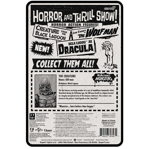 ReAction+ Figures - Universal Monsters - W01 - The Creature