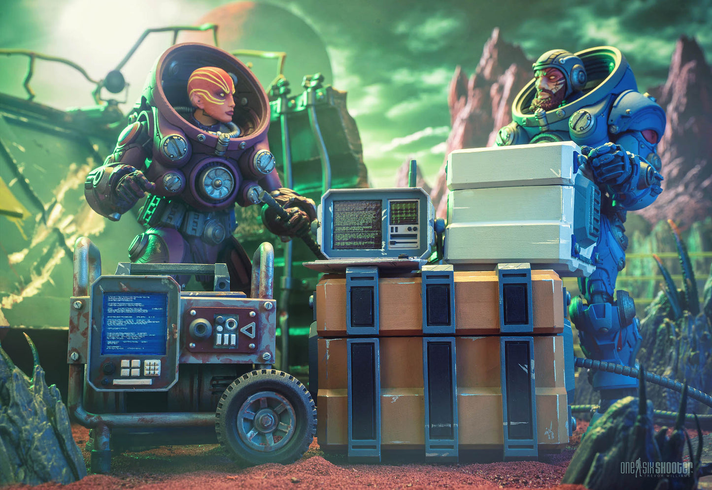 Cosmic Legions: OxKrewe: Book One, Thraxxon - Campside Cargo & Communications Collection