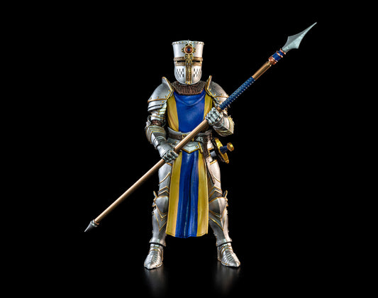 Mythic Legions - Ashes of Agbendor Blue Shield Soldier (Deluxe Knight Builder Kit 3) Action Figure
