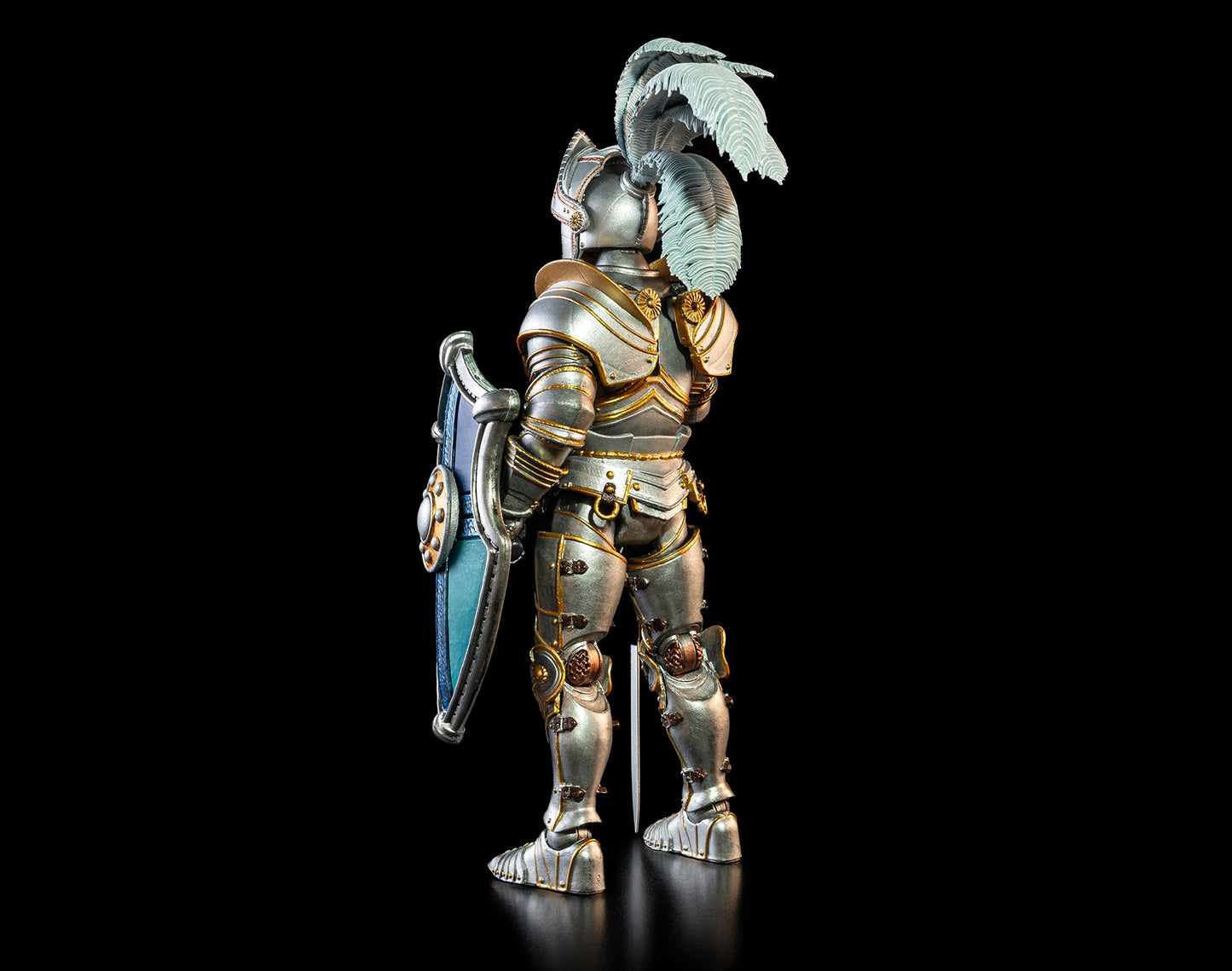 Mythic Legions - Ashes of Agbendor Blue Shield Soldier (Deluxe Knight Builder Kit 3) Action Figure