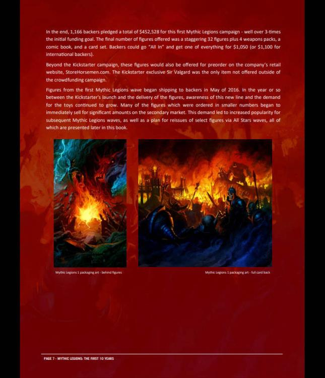 Mythic Legions: The First 10 Years Deluxe Hardcover Book