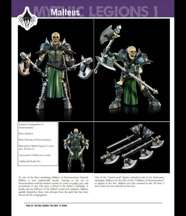 Mythic Legions: The First 10 Years Deluxe Hardcover Book